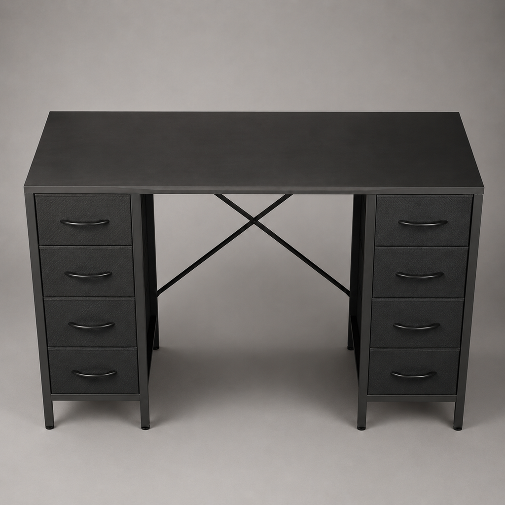Solid Wood Writing Desk - lifestyle