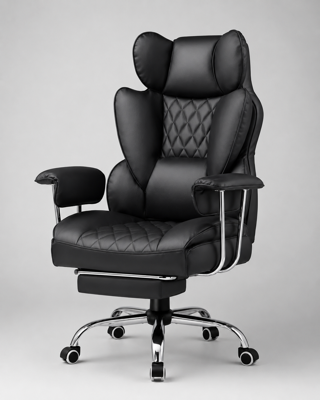 Luxury Executive Office Chair with Padded Leather Support