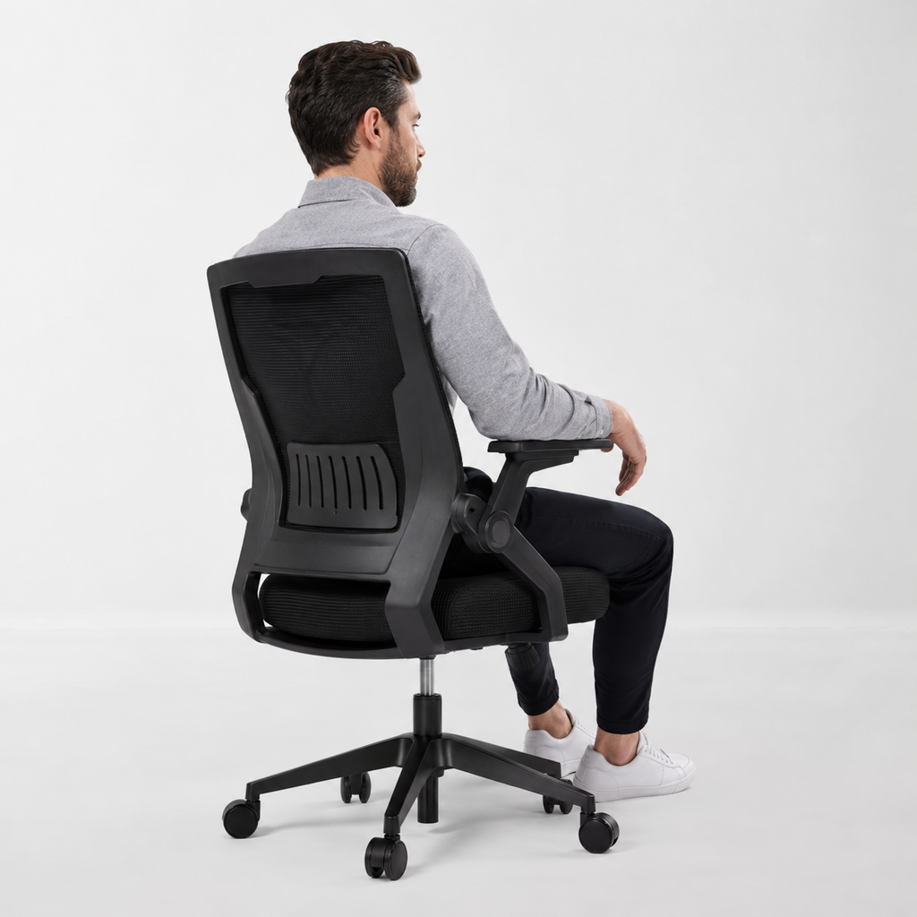 Mesh Office Chair with Armrests