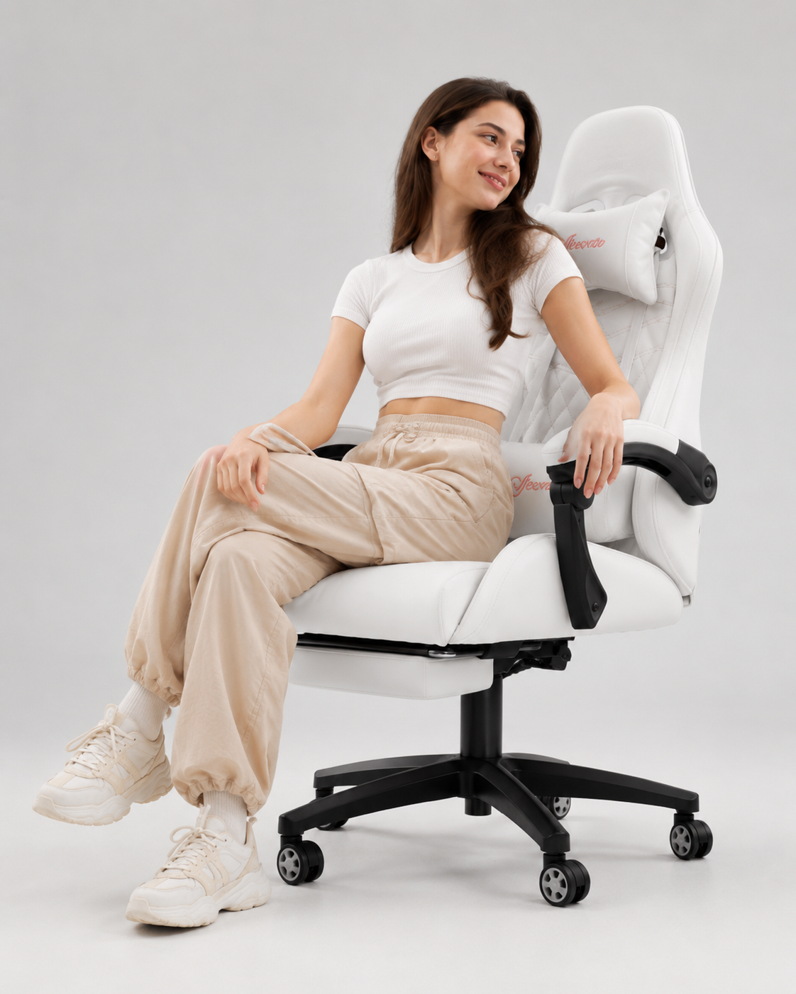 White Ergonomic Gaming Chair